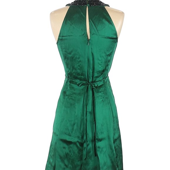 BCBGMAXAZRIA EMERALD DRESS - Picture 2 of 9